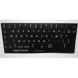 Stickers clavier Azerty macbook 13", 15" 17" Retina et Macbook Air