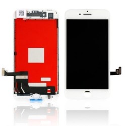 Apple iPhone 8 - A1863 Vitre et LCD Assemblé Blanc et tournevis spécial + Vitre verre trempé