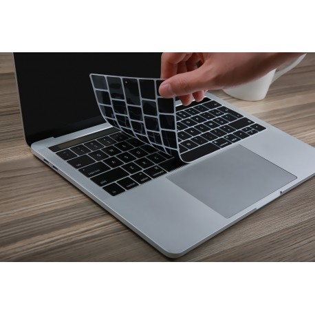 Protection clavier Noir UK Qwerty macbook pro 13 A1708 sans touchbar