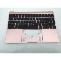 Topcase et clavier Français macbook 12" A1534 Or Rose 2016
