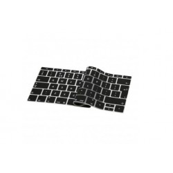 Protection clavier Noir UK Qwerty macbook pro touchbar 13" A1706 15" A1707 