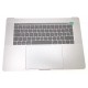 Topcase Complet et clavier Français macbook 15" A1990 Touchbar Silver