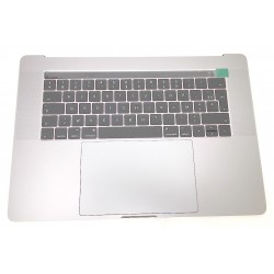 Topcase Complet et clavier Français macbook 15" A1990 Touchbar Silver