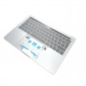 Topcase + clavier Français macbook pro 13" A2251 Silver Argent 2020