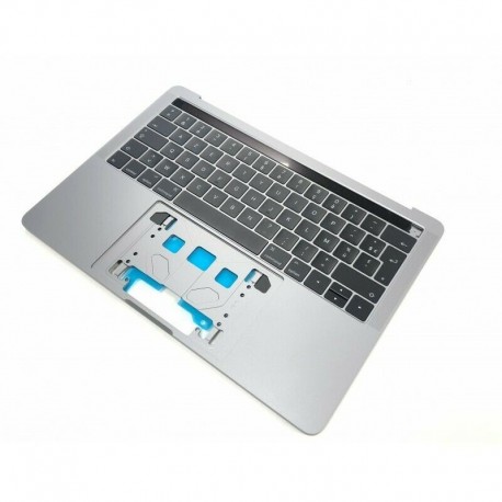 Topcase gris sidéral et clavier Azerty Macbook pro 13" M1 A2338 2020/2021
